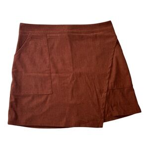 Brown Corduroy Skirt